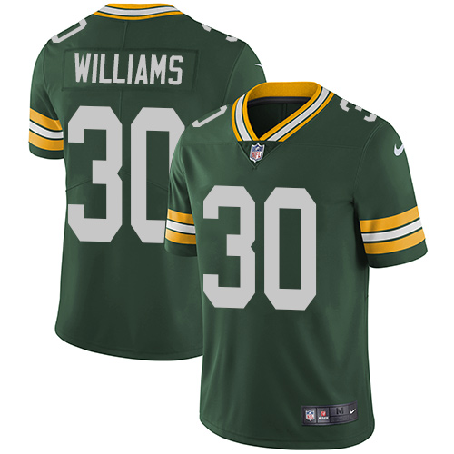 Nike Packers #30 Jamaal Williams Green Team Color Men's Stitched NFL Vapor Untouchable Limited Jersey Nike Packers #30 Jamaal Williams Green Team Color Men's Stitched NFL Vapor Untouchable Limited Jersey