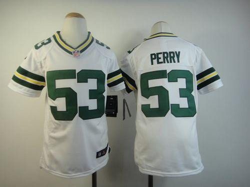 Nike Packers #53 Nick Perry White Youth Stitched NFL Elite Jersey Nike Packers #53 Nick Perry White Youth Stitched NFL Elite Jersey