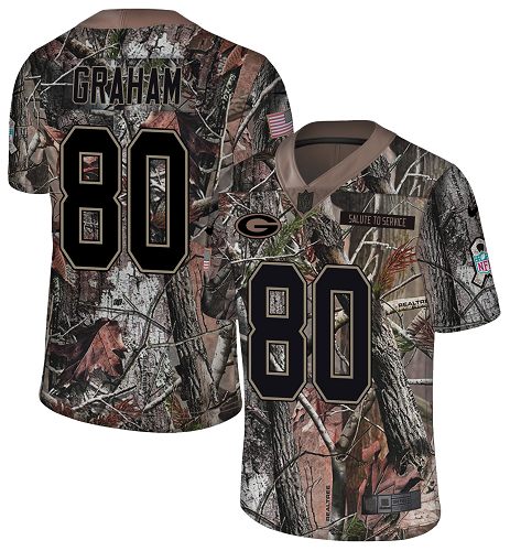 Nike Packers #80 Jimmy Graham Camo Men's Stitched NFL Limited Rush Realtree Jersey Nike Packers #80 Jimmy Graham Camo Men's Stitched NFL Limited Rush Realtree Jersey