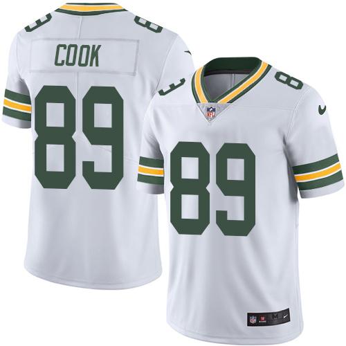 Nike Packers #89 Jared Cook White Men's Stitched NFL Limited Rush Jersey Nike Packers #89 Jared Cook White Men's Stitched NFL Limited Rush Jersey