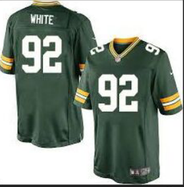 Nike Packers #92 reggie white  Green Team Color Men's Stitched NFL Game Jersey