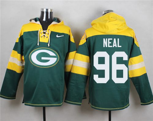 Nike Packers #96 Mike Neal Green Player Pullover NFL Hoodie