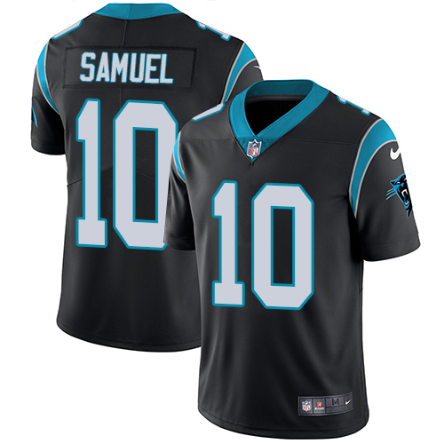 Nike Panthers #10 Curtis Samuel Black Team Color Men's Stitched NFL Vapor Untouchable Limited Jersey Nike Panthers #10 Curtis Samuel Black Team Color Men's Stitched NFL Vapor Untouchable Limited Jersey