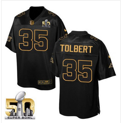Nike Panthers #35 Mike Tolbert Black Super Bowl 50 Men's Stitched NFL Elite Pro Line Gold Collection Jersey Nike Panthers #35 Mike Tolbert Black Super Bowl 50 Men's Stitched NFL Elite Pro Line Gold Collection Jersey
