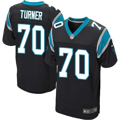 Nike Panthers #70 Trai Turner Black Team Color Men's Stitched NFL Elite Jersey Nike Panthers #70 Trai Turner Black Team Color Men's Stitched NFL Elite Jersey