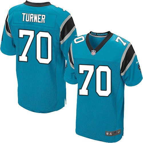 Nike Panthers #70 Trai Turner Blue Alternate Men's Stitched NFL Elite Jersey Nike Panthers #70 Trai Turner Blue Alternate Men's Stitched NFL Elite Jersey