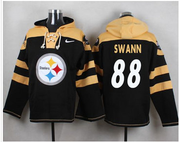 Nike Pittsburgh Steelers #88 Lynn Swann Black Player Pullover NFL Hoodie