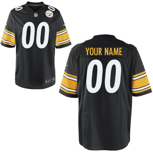Nike Pittsburgh Steelers Youth Customized Game Team Color Jersey Nike Pittsburgh Steelers Youth Customized Game Team Color Jersey