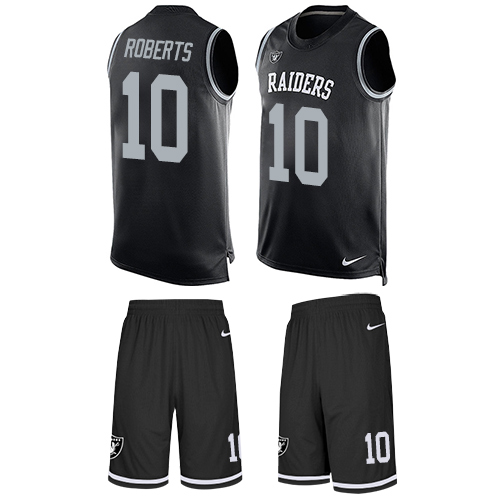 Nike Raiders #10 Seth Roberts Black Team Color Men's Stitched NFL Limited Tank Top Suit Jersey Nike Raiders #10 Seth Roberts Black Team Color Men's Stitched NFL Limited Tank Top Suit Jersey