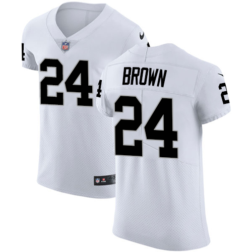 Nike Raiders #24 Willie Brown White Men's Stitched NFL Vapor Untouchable Elite Jersey Nike Raiders #24 Willie Brown White Men's Stitched NFL Vapor Untouchable Elite Jersey