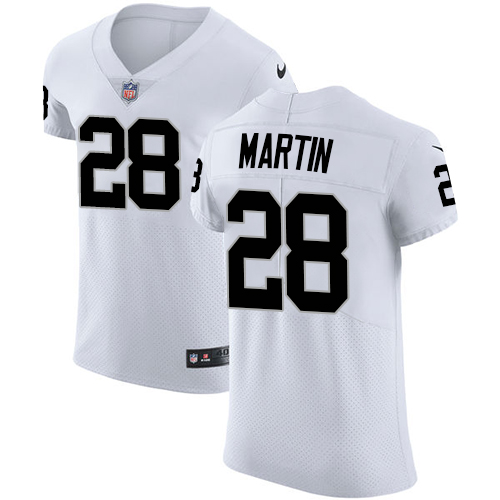 Nike Raiders #28 Doug Martin White Men's Stitched NFL Vapor Untouchable Elite Jersey Nike Raiders #28 Doug Martin White Men's Stitched NFL Vapor Untouchable Elite Jersey