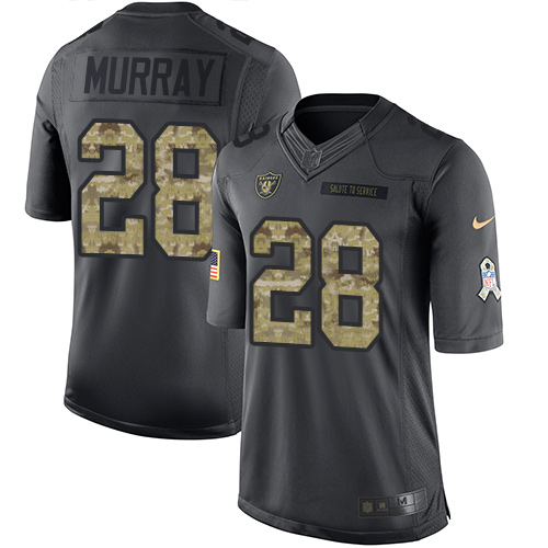 Nike Raiders #28 Latavius Murray Black Men's Stitched NFL Limited 2016 Salute To Service Jersey Nike Raiders #28 Latavius Murray Black Men's Stitched NFL Limited 2016 Salute To Service Jersey