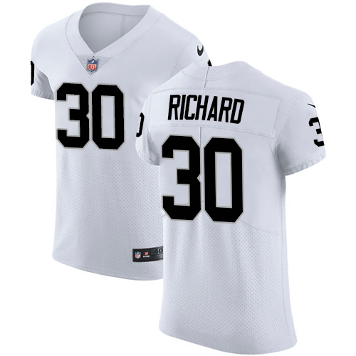 Nike Raiders #30 Jalen Richard White Men's Stitched NFL Vapor Untouchable Elite Jersey Nike Raiders #30 Jalen Richard White Men's Stitched NFL Vapor Untouchable Elite Jersey
