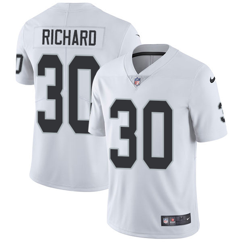 Nike Raiders #30 Jalen Richard White Men's Stitched NFL Vapor Untouchable Limited Jersey Nike Raiders #30 Jalen Richard White Men's Stitched NFL Vapor Untouchable Limited Jersey