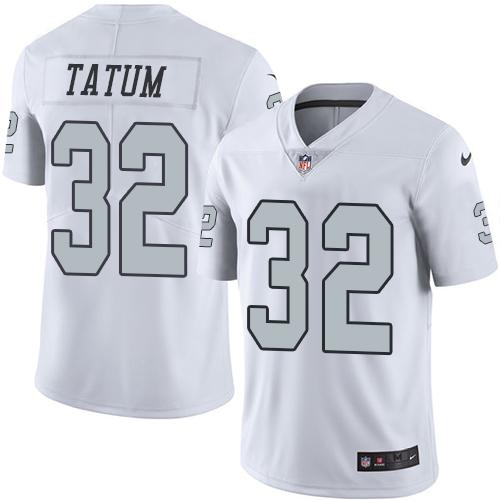 Nike Raiders #32 Jack Tatum White Men's Stitched NFL Limited Rush Jersey Nike Raiders #32 Jack Tatum White Men's Stitched NFL Limited Rush Jersey