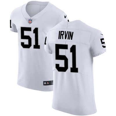 Nike Raiders #51 Bruce Irvin White Men's Stitched NFL Vapor Untouchable Elite Jersey Nike Raiders #51 Bruce Irvin White Men's Stitched NFL Vapor Untouchable Elite Jersey