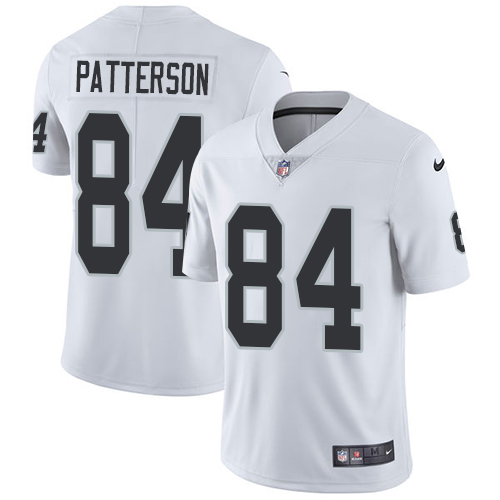 Nike Raiders #84 Cordarrelle Patterson White Men's Stitched NFL Vapor Untouchable Limited Jersey Nike Raiders #84 Cordarrelle Patterson White Men's Stitched NFL Vapor Untouchable Limited Jersey