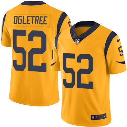 Nike Rams #52 Alec Ogletree Gold Men's Stitched NFL Limited Rush Jersey Nike Rams #52 Alec Ogletree Gold Men's Stitched NFL Limited Rush Jersey