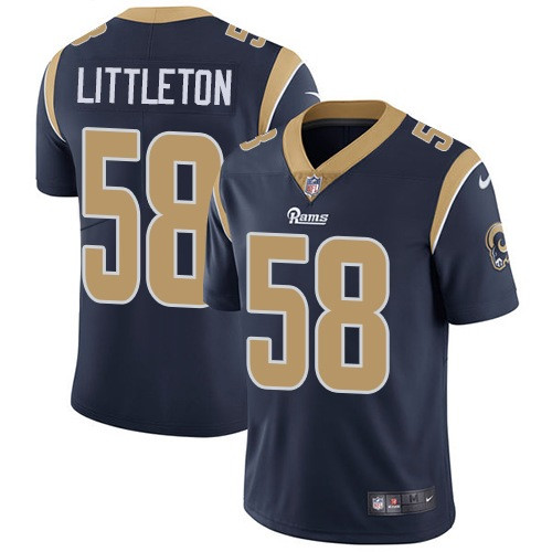 Nike Rams #58 Cory Littleton Navy Blue Team Color Youth Stitched NFL Vapor Untouchable Limited Jersey Nike Rams #58 Cory Littleton Navy Blue Team Color Youth Stitched NFL Vapor Untouchable Limited Jersey