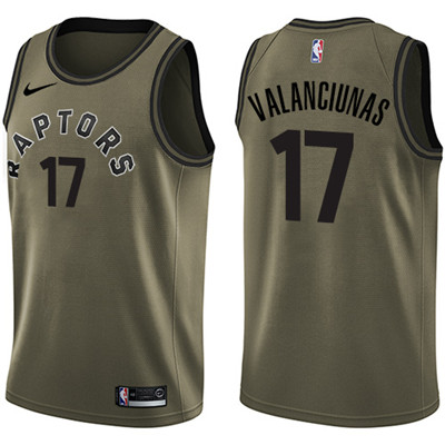 Nike Raptors #17 Jonas Valanciunas Green Salute to Service Youth NBA Swingman Jersey Nike Raptors #17 Jonas Valanciunas Green Salute to Service Youth NBA Swingman Jersey