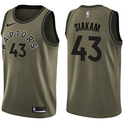 Nike Raptors #43 Pascal Siakam Green Salute to Service Youth NBA Swingman Jersey Nike Raptors #43 Pascal Siakam Green Salute to Service Youth NBA Swingman Jersey