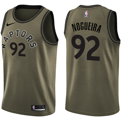 Nike Raptors #92 Lucas Nogueira Green Salute to Service Youth NBA Swingman Jersey Nike Raptors #92 Lucas Nogueira Green Salute to Service Youth NBA Swingman Jersey