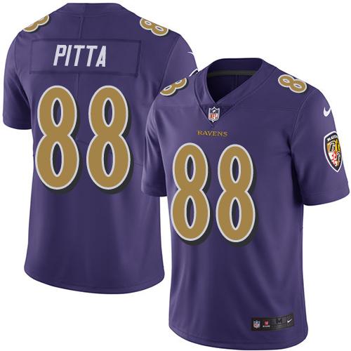 Nike Ravens #88 Dennis Pitta Purple Youth Stitched NFL Limited Rush Jersey Nike Ravens #88 Dennis Pitta Purple Youth Stitched NFL Limited Rush Jersey