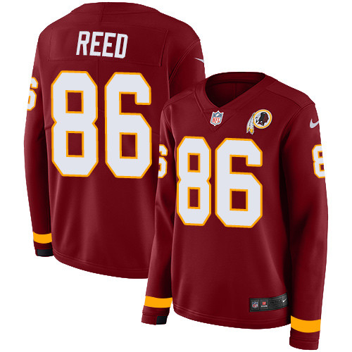 Nike Redskins #86 Jordan Reed Burgundy Red Team Color Women's Nike Redskins #86 Jordan Reed Burgundy Red Team Color Women's