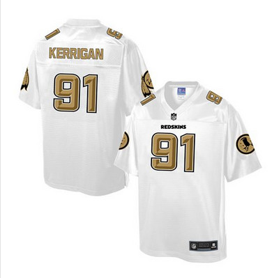 Nike Redskins #91 Ryan Kerrigan White Men's NFL Pro Line Fashion Game Jersey