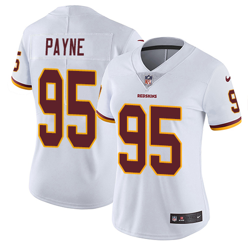 Nike Redskins #95 Da'Ron Payne White Women's Stitched NFL Vapor Untouchable Limited Jersey Nike Redskins #95 Da'Ron Payne White Women's Stitched NFL Vapor Untouchable Limited Jersey
