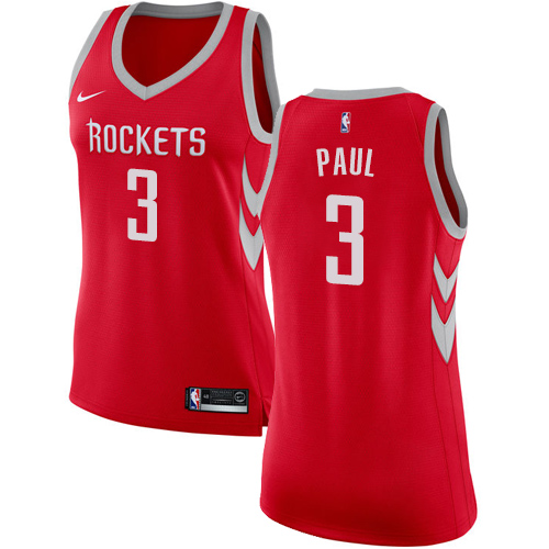 Nike Rockets #3 Chris Paul Red Women's NBA Swingman Icon Edition Jersey