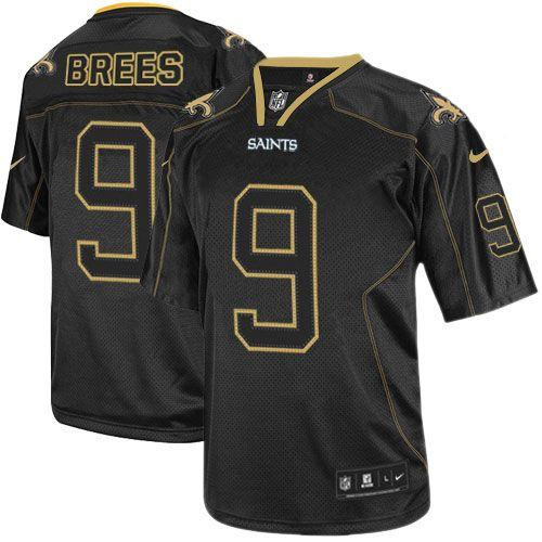Nike Saints #9 Drew Brees Lights Out Black Youth Stitched NFL Elite Jersey Nike Saints #9 Drew Brees Lights Out Black Youth Stitched NFL Elite Jersey