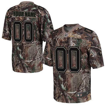 Nike San Francisco 49ers Customized Elite Camo Jerseys