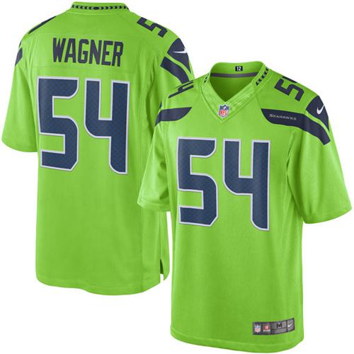 Nike Seahawks #54 Bobby Wagner Green Men's Stitched NFL Limited Rush Jersey Nike Seahawks #54 Bobby Wagner Green Men's Stitched NFL Limited Rush Jersey
