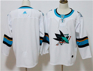Nike Sharks Blank White Adidas Jersey