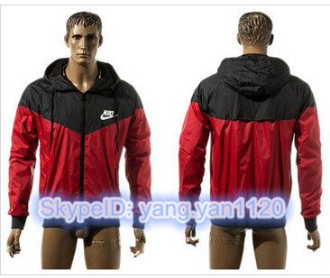 Nike Soccer Jackets Red Black
