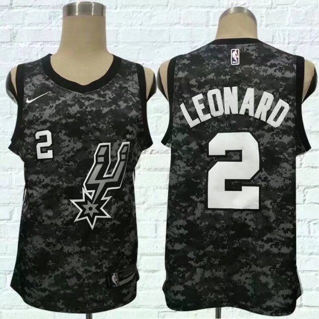 Nike Spurs #2 Kawhi Leonard Camo NBA Swingman City Edition Jersey