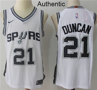 Nike Spurs #21 Tim Duncan White NBA Authentic Association Edition Jersey Nike Spurs #21 Tim Duncan White NBA Authentic Association Edition Jersey