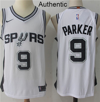 Nike Spurs #9 Tony Parker White NBA Authentic Association Edition Jersey Nike Spurs #9 Tony Parker White NBA Authentic Association Edition Jersey