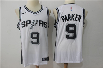 Nike Spurs #9 Tony Parker White Nike Swingman Jersey Nike Spurs #9 Tony Parker White Nike Swingman Jersey