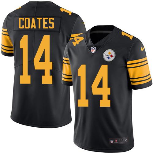 Nike Steelers #14 Sammie Coates Black Youth Stitched NFL Limited Rush Jersey Nike Steelers #14 Sammie Coates Black Youth Stitched NFL Limited Rush Jersey