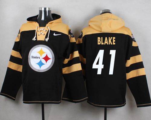 Nike Steelers #41 Antwon Blake Black Player Pullover NFL Hoodie Nike Steelers #41 Antwon Blake Black Player Pullover NFL Hoodie