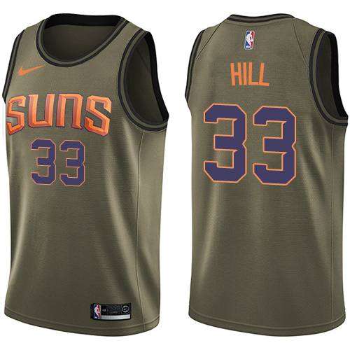 Nike Suns #33 Grant Hill Green Salute to Service NBA Swingman Jersey Nike Suns #33 Grant Hill Green Salute to Service NBA Swingman Jersey