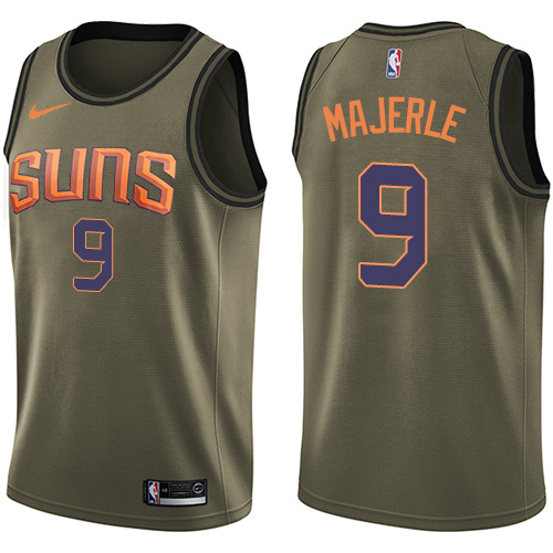 Nike Suns #9 Dan Majerle Green Salute to Service NBA Swingman Jersey Nike Suns #9 Dan Majerle Green Salute to Service NBA Swingman Jersey