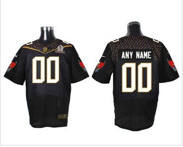 Nike Tampa Bay Buccaneers Customized Black 2016 Pro Bowl Men's Stitched NFL Elite Jersey