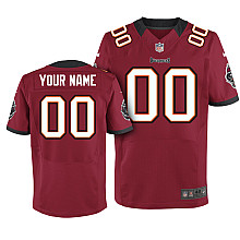 Nike Tampa Bay Buccaneers Customized Elite Red Jerseys