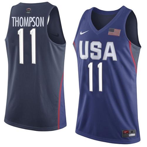 Nike Team USA #11 Klay Thompson Navy Blue 2016 Dream Team Game Youth NBA Jersey Nike Team USA #11 Klay Thompson Navy Blue 2016 Dream Team Game Youth NBA Jersey