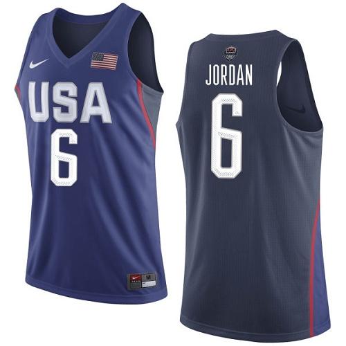Nike Team USA #6 DeAndre Jordan Navy Blue 2016 Dream Team Game Youth NBA Jersey Nike Team USA #6 DeAndre Jordan Navy Blue 2016 Dream Team Game Youth NBA Jersey