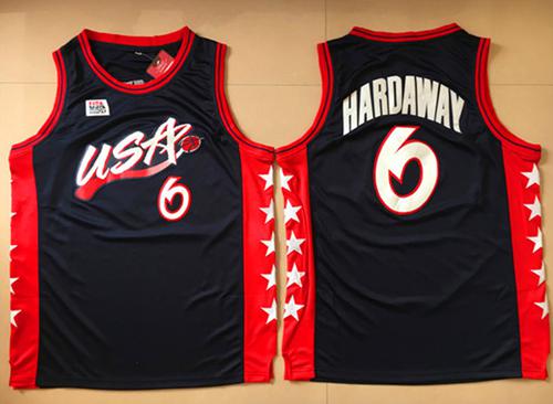 Nike Team USA #6 Penny Hardaway Navy Blue 1996 Dream Team Stitched NBA Jersey Nike Team USA #6 Penny Hardaway Navy Blue 1996 Dream Team Stitched NBA Jersey