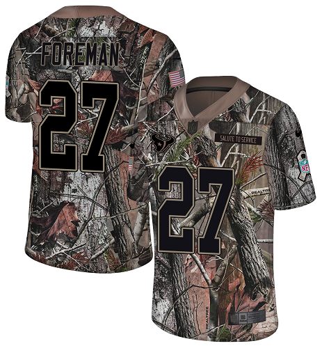 Nike Texans #27 D'Onta Foreman Camo Men's Stitched NFL Limited Rush Realtree Jersey Nike Texans #27 D'Onta Foreman Camo Men's Stitched NFL Limited Rush Realtree Jersey